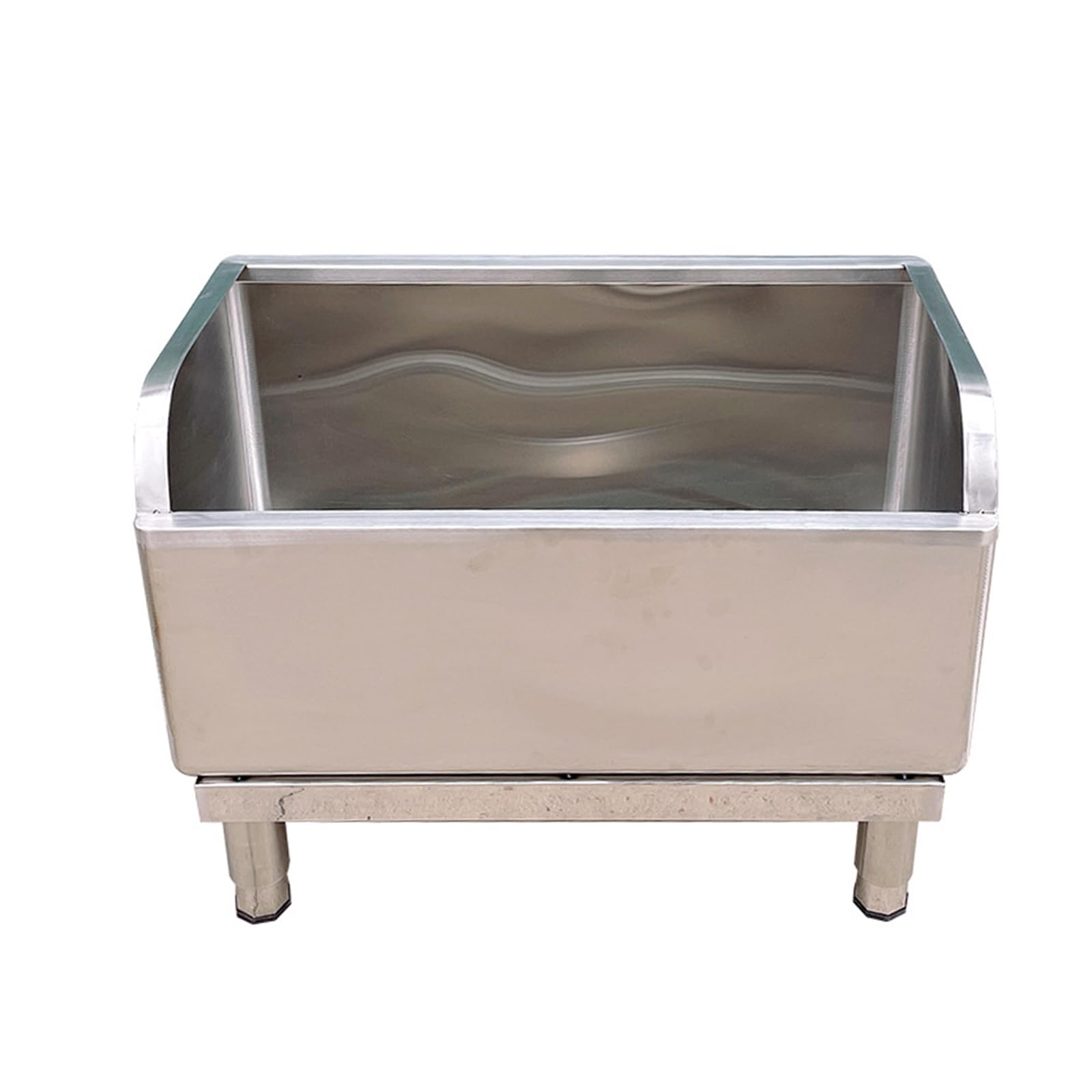 ASerZenith Floor Mount Mop Basin,Mop Service Basin,Commercial Floor Mop Sink With Deep Basin,Stainless Steel Floor Mop Sink,For Kitchen, Restaurant, Business, Garages, Basements,120Cm/47.2In