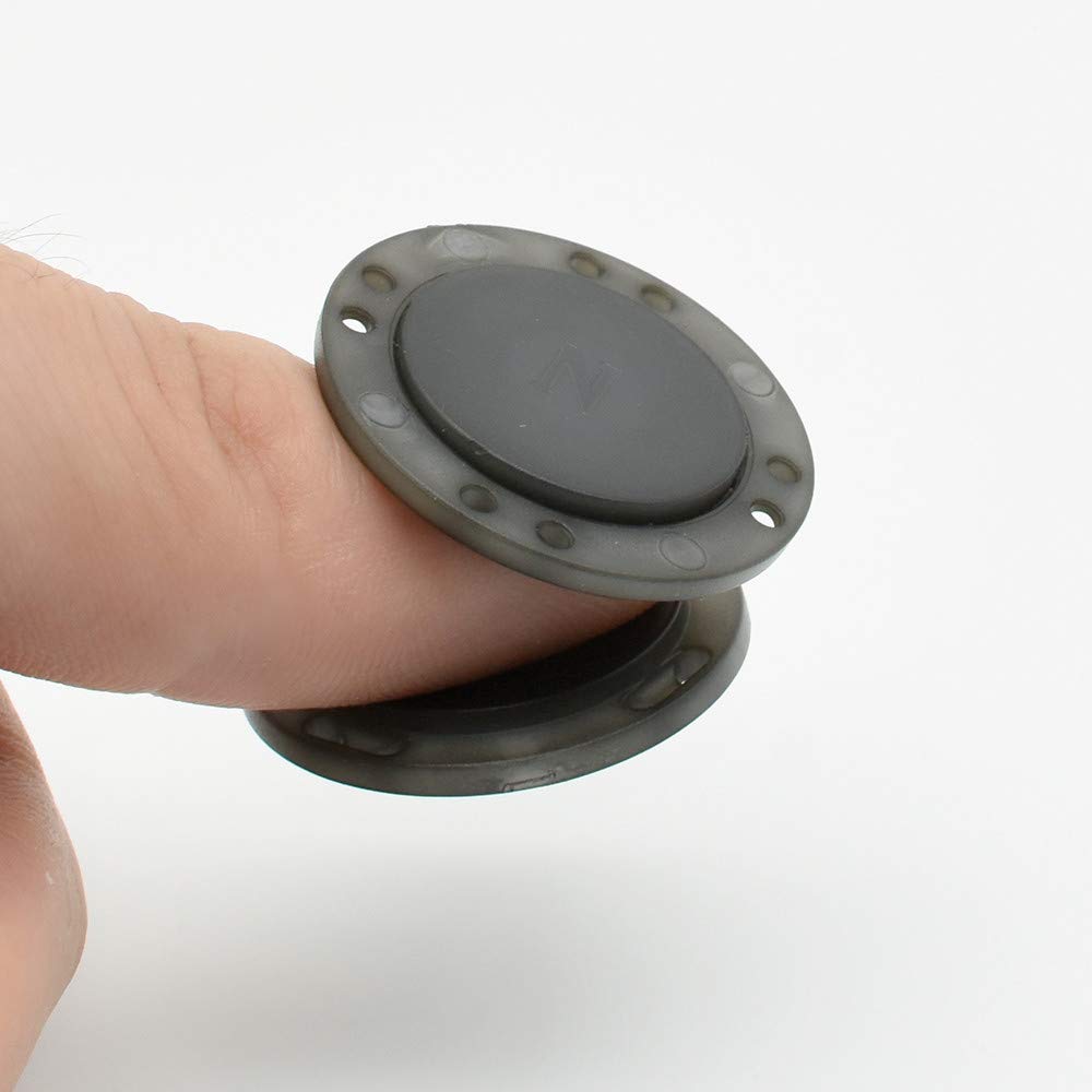 Botones magnéticos para abrigos de 41 L, de nailon invisible oculto con imanes en el interior para abrigos, chaquetas, maletas, cortavientos, pijamas, 6 unidades