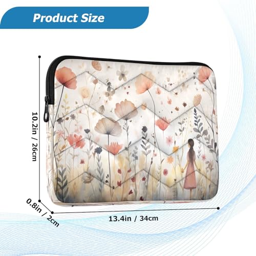 Funda para portátil de 13-14 pulgadas con protección y tela impermeable miniatura 3