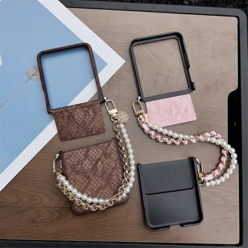 Étui Galaxy Z Flip6 gris serpent pour vos sorties avec dragonne - 6