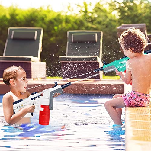 Izokee Electric Water Gun For Kids & Adults, Automatic Squirt Guns With 1000Cc High Capacity, Up To 32 Ft Range, Water Blaster Guns Toy For Summer Swimming Pool Party Beach Outdoor Activity Birthday #TOP5