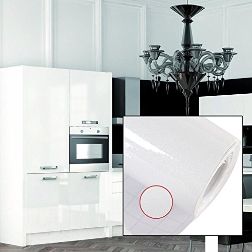 Reelva 10 Meter Waterproof Self Adhesive Wallpaper Stickers Furniture - 0.61M* 10M - Adhesive Fablon Gloss Matt