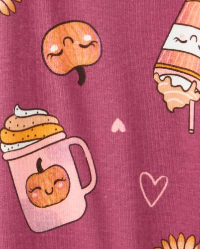Image of The Children's Place Baby and Kids' Sibling Matching Halloween and Holiday Pajama Sets, Cotton