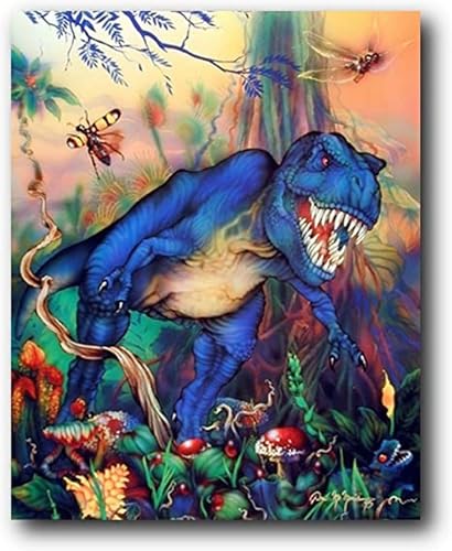 Impact Posters Gallery T Rex Dinosaur Triceratops Kids Room Animal Wall Decor Art Print Poster (16x20)
