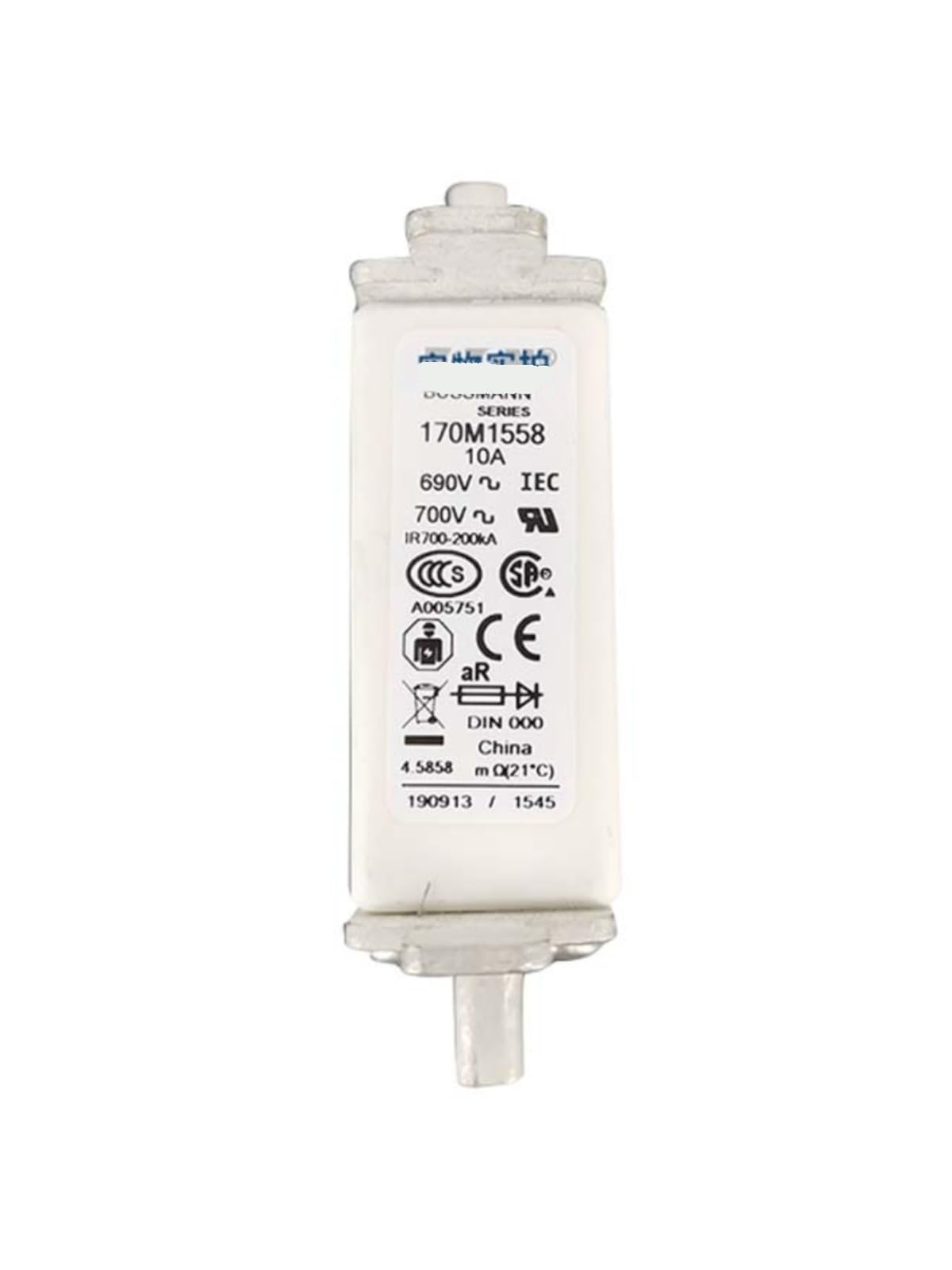 VDOQTLJT 170M1558 Low-Voltage Fast-Blow Electronic Component Fuse Drop-Out