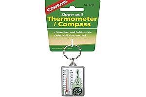 Coghlan's Zipper Pull Thermometer and Compass: A Handy Tool for Outdoor Enthusiasts