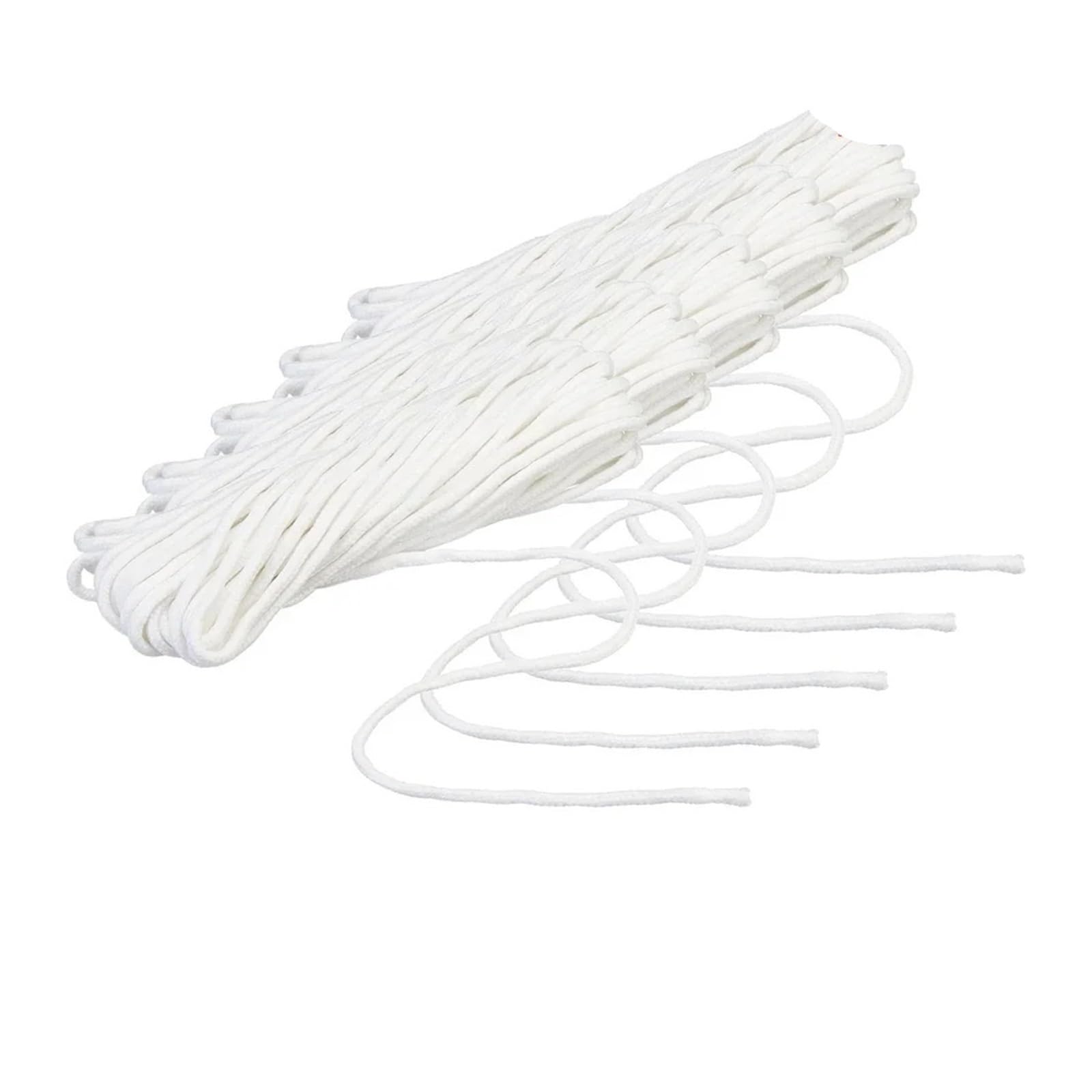 Corde A Linge Corde à Linge tressée en Polyester, 5 Paquets de 50 Pieds, Ligne de séchage de vêtements résistante à l'extérieur, Portable, Coupe-Vent, Naturel