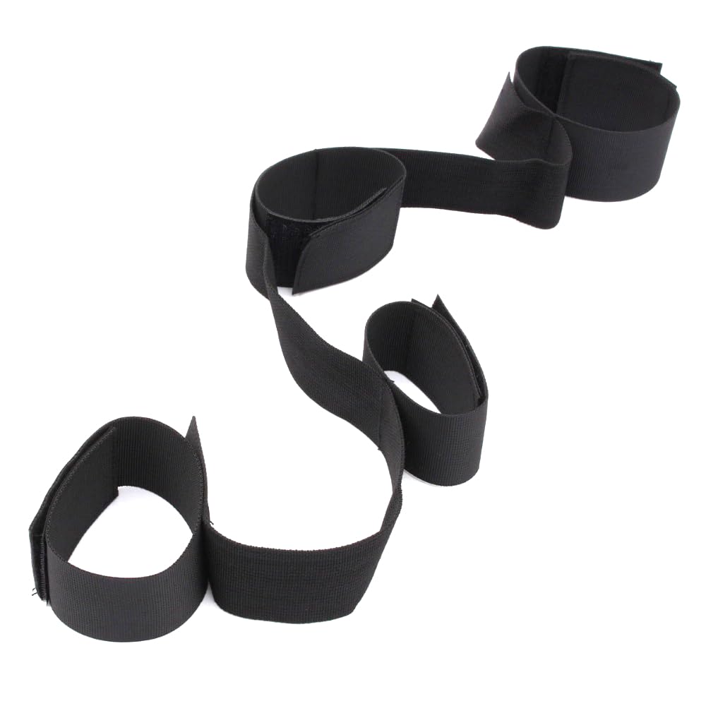 BONDAGERIE® Costrittivo Manette e Cavigliere, in nylon, per coppia letto sexishop