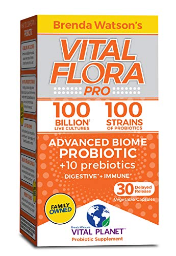 Vital Planet - Vital Flora 100/100 Probiotic Advanced 30 Capsules