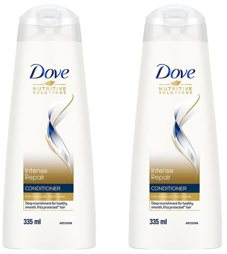 Dove Intense Repair Fresh All Conditioner 335 Ml, With Keratin Actives To Smoothen Dry And Frizzy Hair - Deep Conditions Damaged Hair For Men & Women's (2 Count)-image-30
