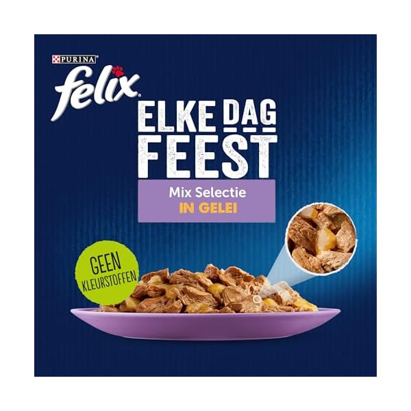 Felix Purina Fantastic Nassfutter für Katzen, für Erwachsene, 44 Beutel à 85 g, 1 Stück – Bild 4