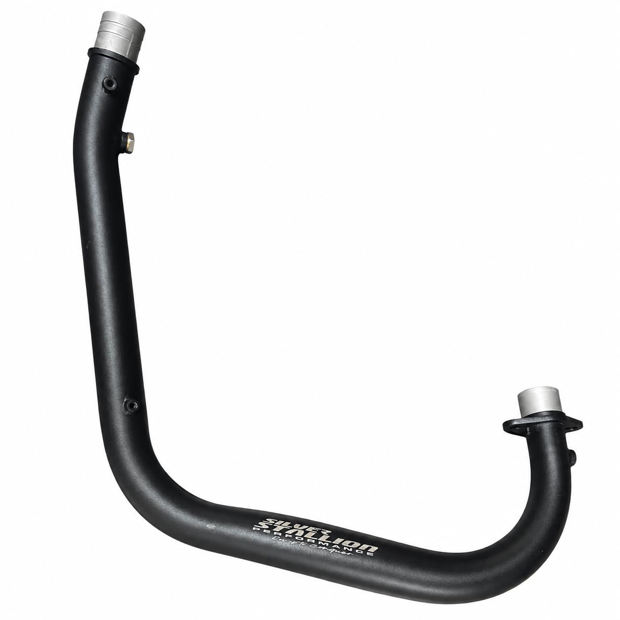 Free Flow Header Pipe for Hunter 350, Direct Fit, Smooth Performance Upgrade, Better Torque, BHP & Throttle Response, Black Matte Exhaust Bend Pipe-image-34