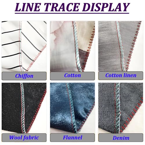 3-Igłowa maszyna do szycia overlock, 3000 SPM Industrial Speed - Auto Trim Stitch dla obszyciów i krawędzi, przenośne żeliwne ciało, silnik 250W do tapicerki i pikowania