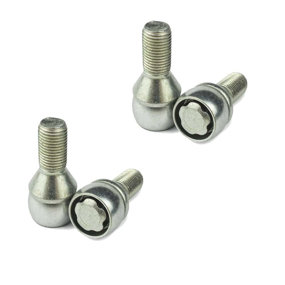 Tornillos antirrobo cónico 60° M12x1,5 30mm FSB-0217 compatible con Dacia Duster Logan Express Logan MCV Logan Pick-up Sandero