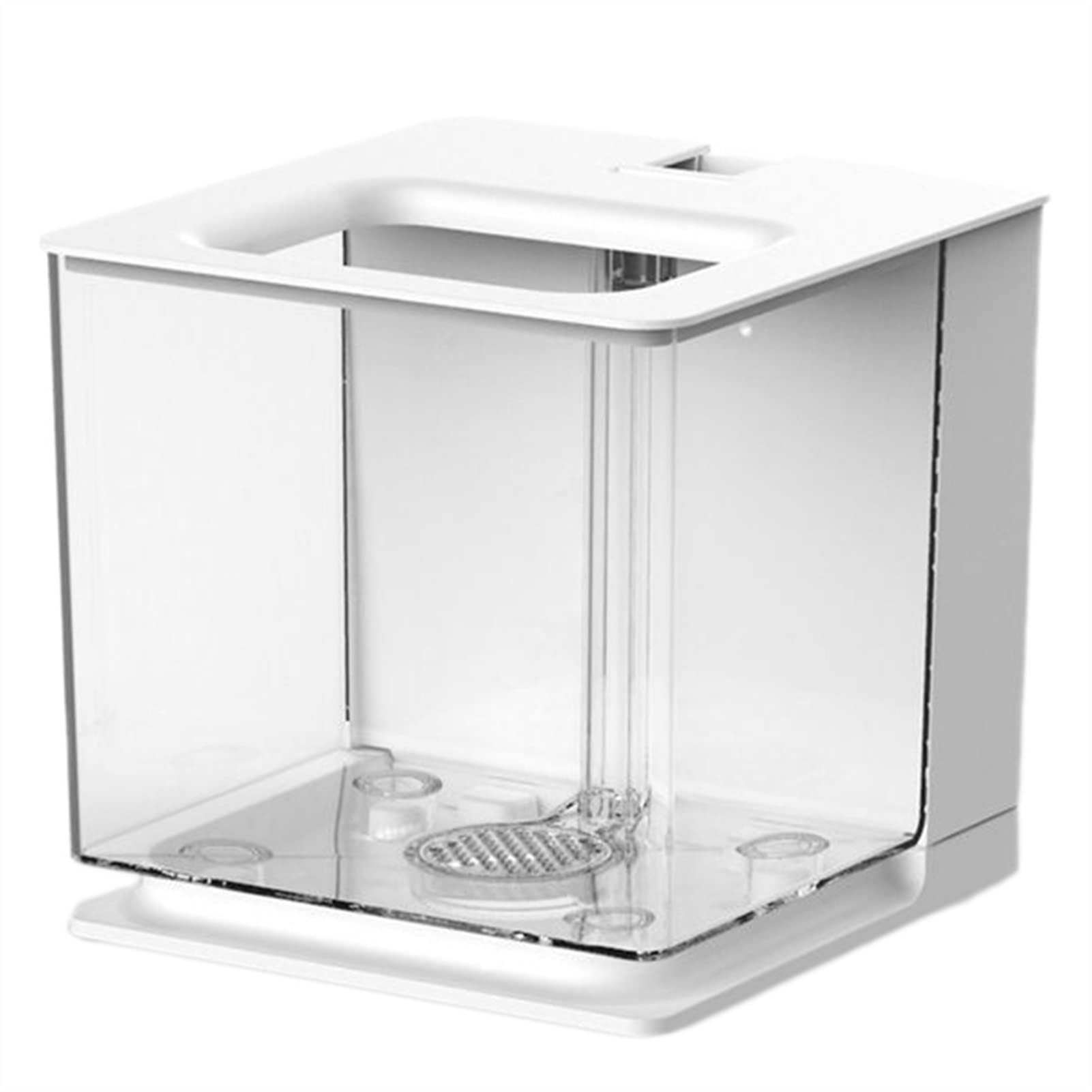 HASMI Aquarium Betta Aquarium Aquarium-Fischtank Leicht zu ändern Aquarien (Color : Wit)