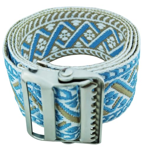 LAMBOX Gait Belt Transfer Belt with 2-inch Soft and Comfortable Jacquard Webbing for Caregivers, Seniors, Elderly, etc. (60 inch, Color10) - Thumbnail 4