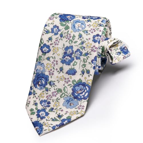 Image of Barry.Wang Mens 6 PCS Ties Silk Striped Paisley Check Floral Necktie Silky Woven Wedding Business Party Ties 3.34 inch