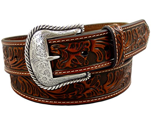 Nocona USA Western Gürtel floral tooled Cowboy Cowgirl 32" Cover