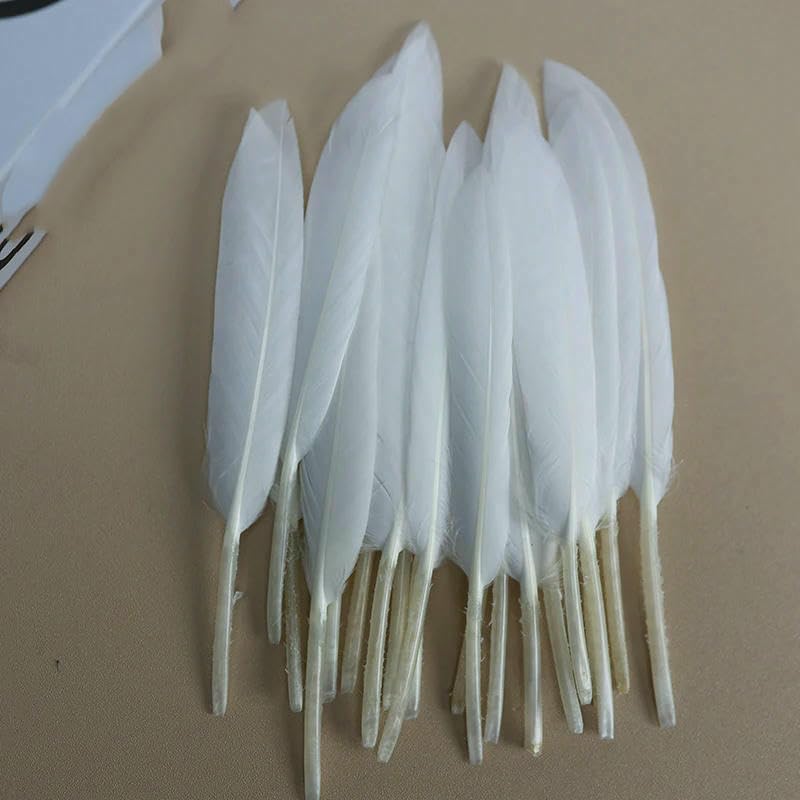 10 Stück/Lot farbige Straußenfedern für Schmuck, DIY-Hochzeiten, Partys, kreative Tischdekorationen, Handarbeit – Wunschfarbe – 30–35 cm (12–14 Zoll)