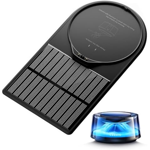 Ceeniu CF8 Solar Panels, Small Solar Panels with High Performance Monocrystalline, Overcharging Protection Auto Shut-Off, 3M Tech, CF8 Car Air Fresheners Customized Cover