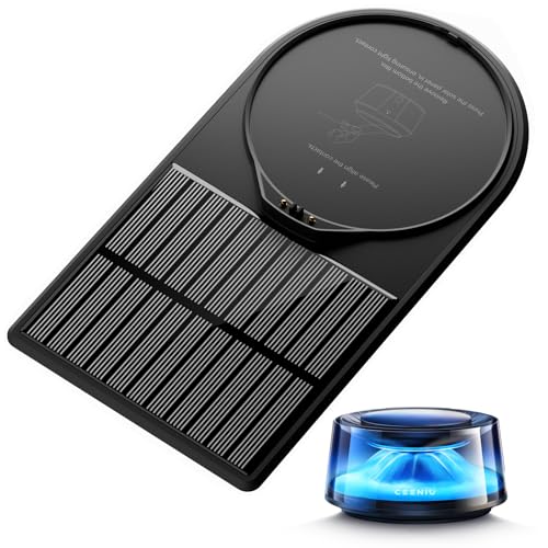 Ceeniu CF8 Solar Panels, Small Solar Panels with High Performance Monocrystalline, Overcharging Protection Auto Shut-Off, 3M Tech, CF8 Car Air Fresheners Customized