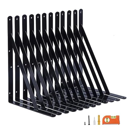 16 Inch Heavy Duty Shelf Brackets Set