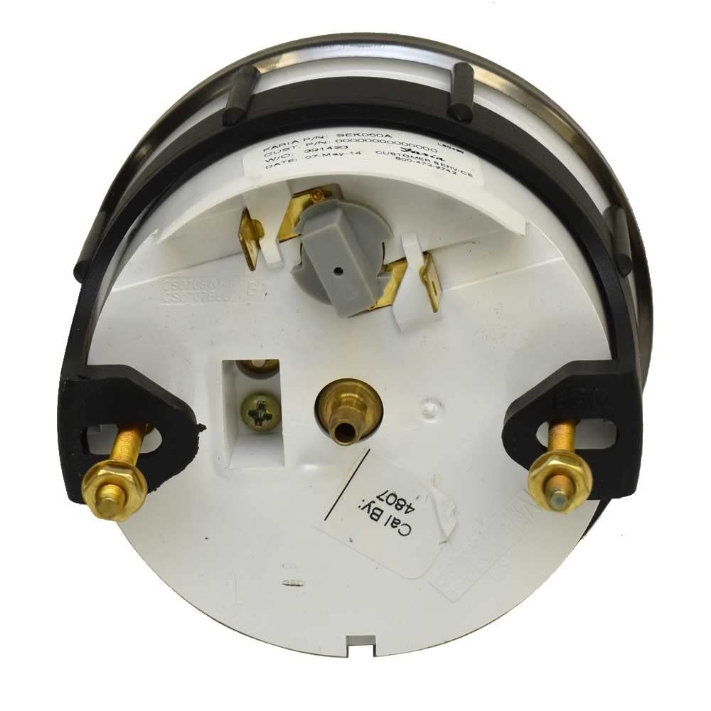 Faria Boat Speedometer Gauge SEK050A | Euro Titanium Beige 3 1/4 Inch