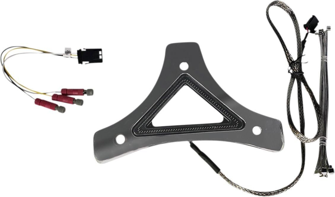 Custom Dynamics CD-BR-UNV-C Universal Run/Brake Backrest LED Lights - Chrome