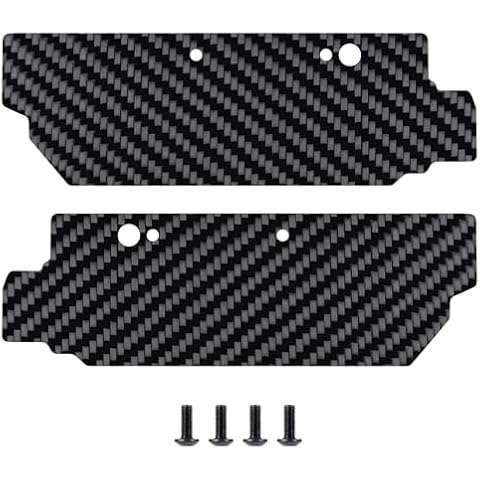 QUE-T Carbon Fiber Rear A-Arms Mudguard Fender Flares Mud Flaps for ARRMA 1/8 KRATON 6S EXB RC Car Cover