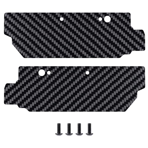 QUE-T Carbon Fiber Rear A-Arms Mudguard Fender Flares Mud Flaps for ARRMA 1/8 KRATON 6S EXB RC Car