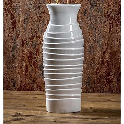 HGD Jarrón de Suelo Decorativo Gris XL Cover