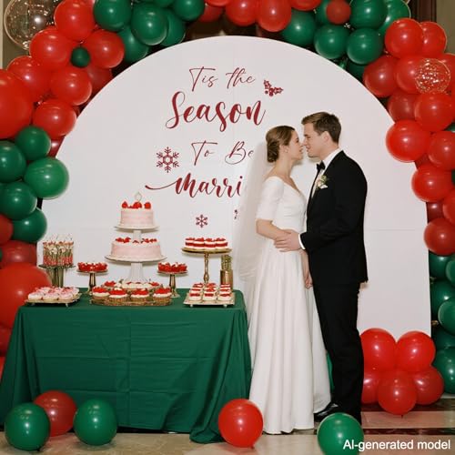 LANKBACK Tis the Season to be Married Decoración Navideña miniatura 7