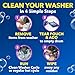 OxiClean Washing Machine Cleaner with Odor Blasters, 4 Count