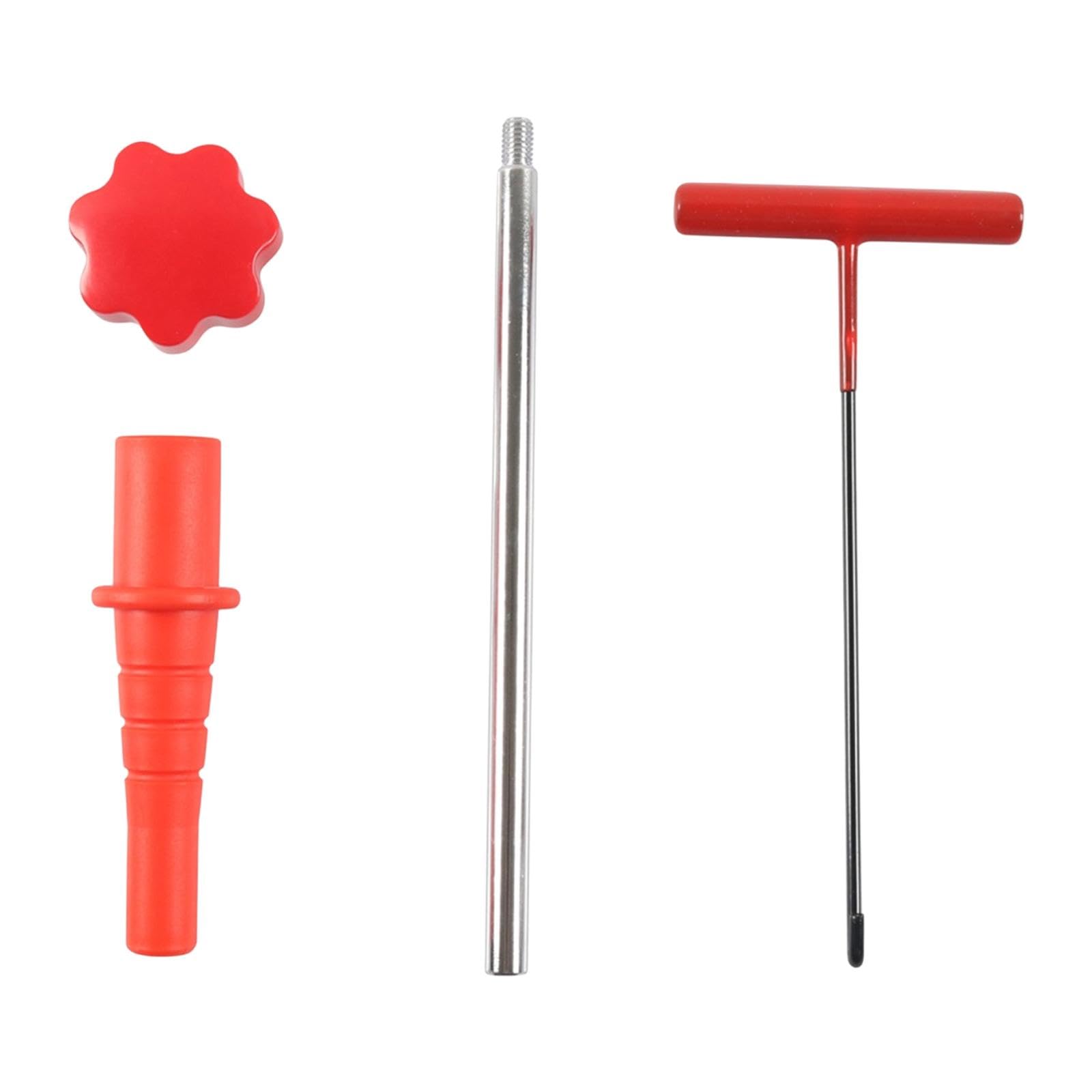 F Fityle Herramienta de cambio rápido de válvulas, extractor de vástago de neumático, accesorios de reparación rápida, herramientas para extraer el núcleo de, Style C