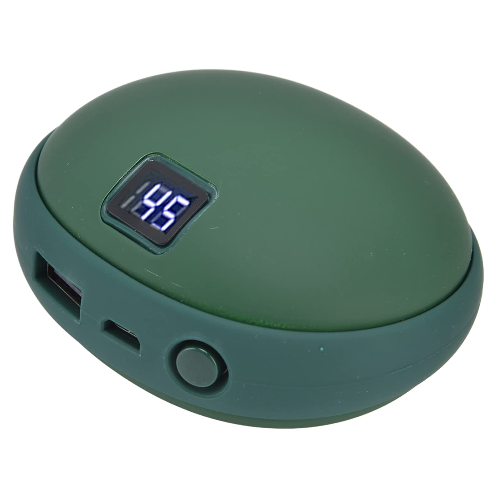Ogrzewacze do rąk akumulator elektryczny poręczny ogrzewacz Usb akumulatorowy ogrzewacz do rąk 2 w 1 Mini ogrzewacz do rąk 10000 mah ogrzewacz do rąk zimowe narzędzia grzewcze(green)