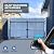 TOPENS PW502 Automatic Gate Opener for Medium Duty Dual Swing Gates Up to 16ft per Arm, Dual Swing Gate Operator AC Powered with Remote Control Kit Gate Motor Solar Compatible