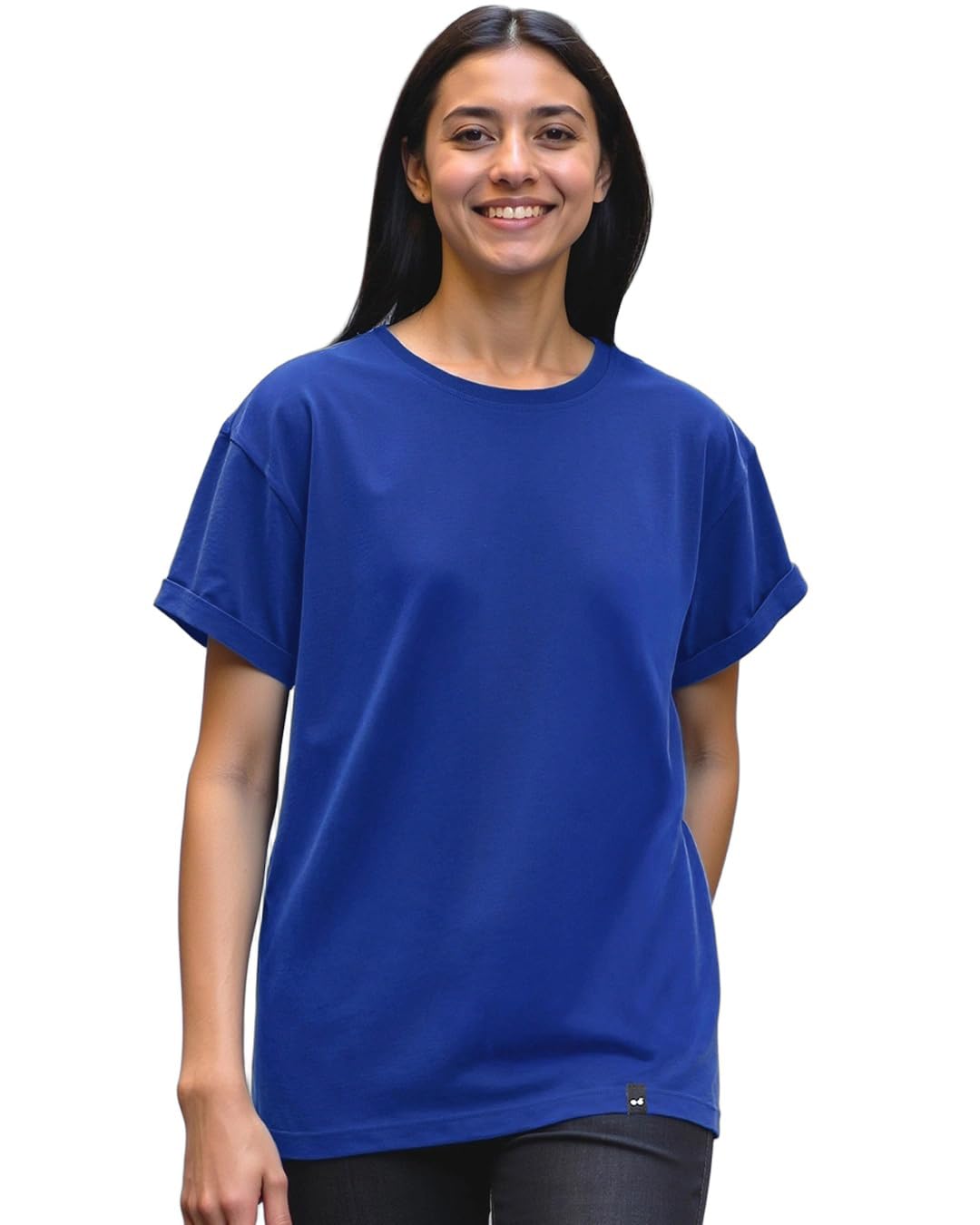 bewakoof Women's Solid Relaxed Fit T-Shirt-picture-31