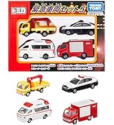 タカラトミー『 トミカ 緊急車両セット5 』 ミニカー 車 おもちゃ male 3歳以上 玩具安全基準合格 STマーク認証 TOMICA TAKARA TOMY