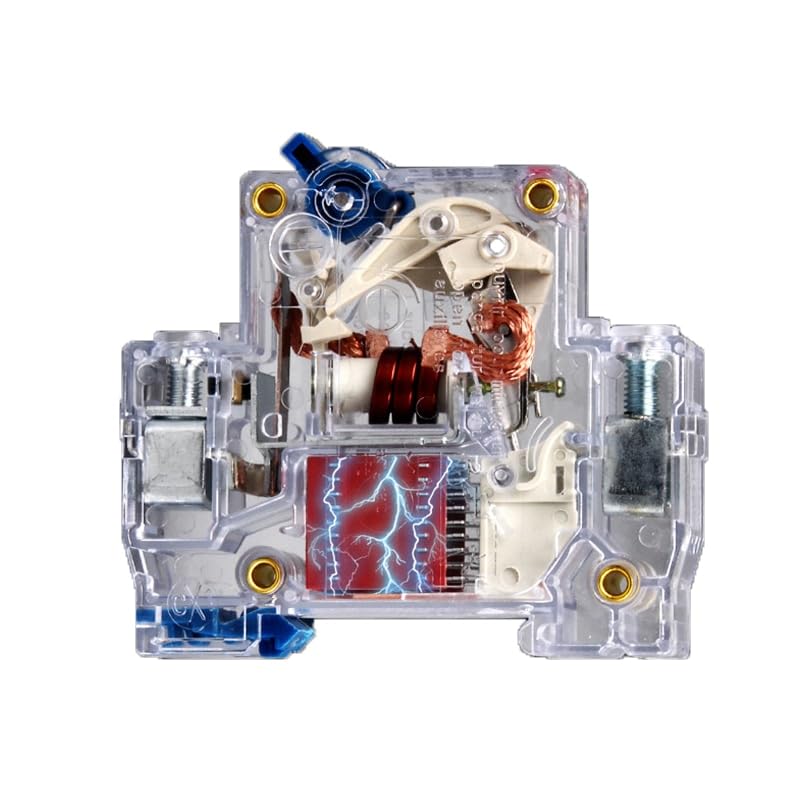 Transparency Circuit Protector DZ47 25A 32A 40A 50A 63A C45 MCB Household Mini Breaker 1p 2p 3p 4p 1Pcs(2,63A)