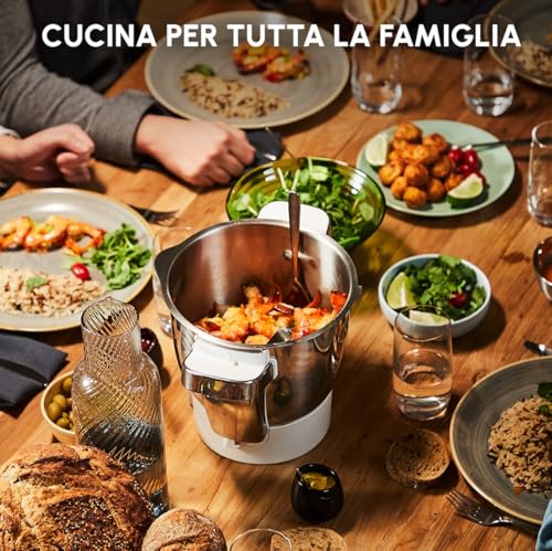 Moulinex I-Companion Touch Pro Robot da cucina multifunzione (Silver), Funzione Cottura, Capacità 3L, Schermo Touch, Bilancia Integrata 4 Moulinex I-Companion Touch Pro Robot da cucina multifunzione (Silver), Funzione Cottura, Capacità 3L, Schermo Touch, Bilancia Integrata
