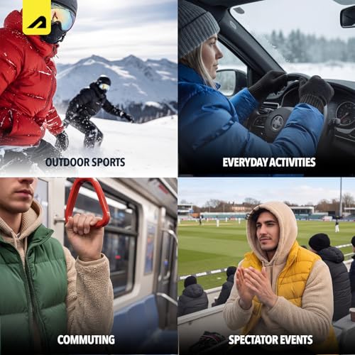 Image of Boldfit Body Warmer Natural Heat Pad (Pack of 5), Body Warmer Patch for Men Top, Women & Kids, 14 Hours Warmth for Winter Holidays, Camping, Trekking & Outdoors, Disposable Air-Activated Heat Pouch