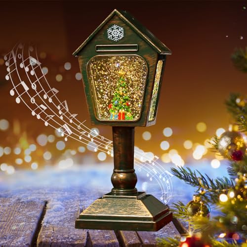 Weihnachtsdeko Laterne, Weihnachtslaterne, Weihnachts Schneekugel...