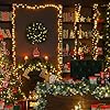 SALCAR 10m 150er LED Lichterkette Weihnachten Außen Innen, 31V Christbaumbeleuchtung Weihnachtsbeleuchtung mit 8 Modi und Memory-Funktion, Warmweiß #4