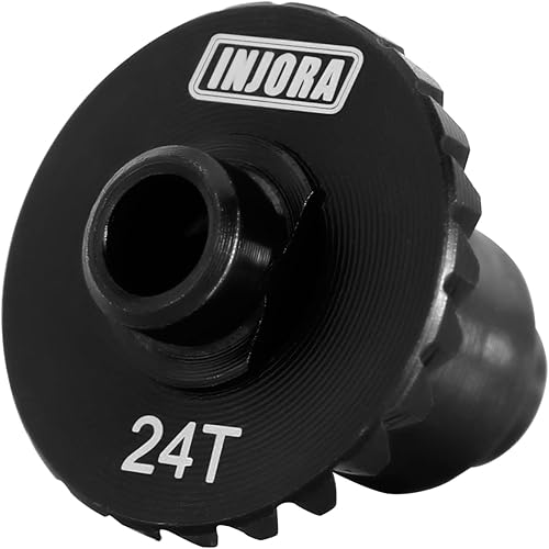 Miniatura 2 de INJORA Engranaje de sobremarcha 12T22T y engranajes helicoidales de acero de aleación de 24T10T para TRX4M 118 RC Crawler actualización de coche