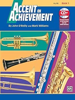 Paperback Accent on Achievement, Bk 1: Flute, Book & CD Book