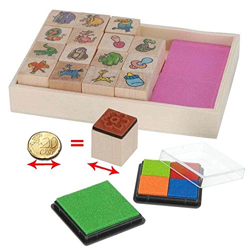 Wooden Forms With Pattern-Wild Animals