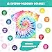Doodlehog Easy Tie Dye Party Kit for Kids, Adults, and Groups. Create Vibrant Designs with Non-Toxic Dye. 12 Colors Included! Beginner-Friendly: Just Add Water! Dye up to 10 Medium Kids T-Shirts!