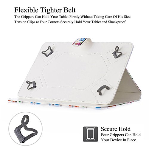 Universal 10.0 Tablet Case, Artyond Pu Leather Folio Stand Card Slot Case For Ipad 9.7 2018 2017/ Ipad Air 1 2/ Galaxy Tab A 10.1/ Tab E 9.6/ Fire Hd 10/ And More 9.0-10.5 Inch Tablet (Owls) #TOP5