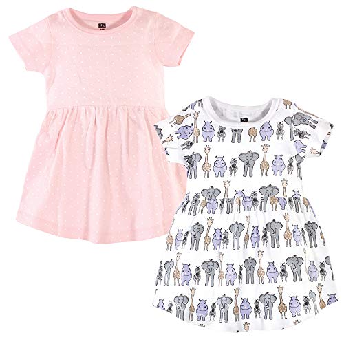 Image of Hudson Baby Girl's Cotton Dresses