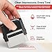 Emailed Self Inking Stamp, Refillable Stampers for Office - Business, Accounting, Bookkeeping, Coding, Legal, Notary, Work, Ordering, Inventory Stamps - Red Ink